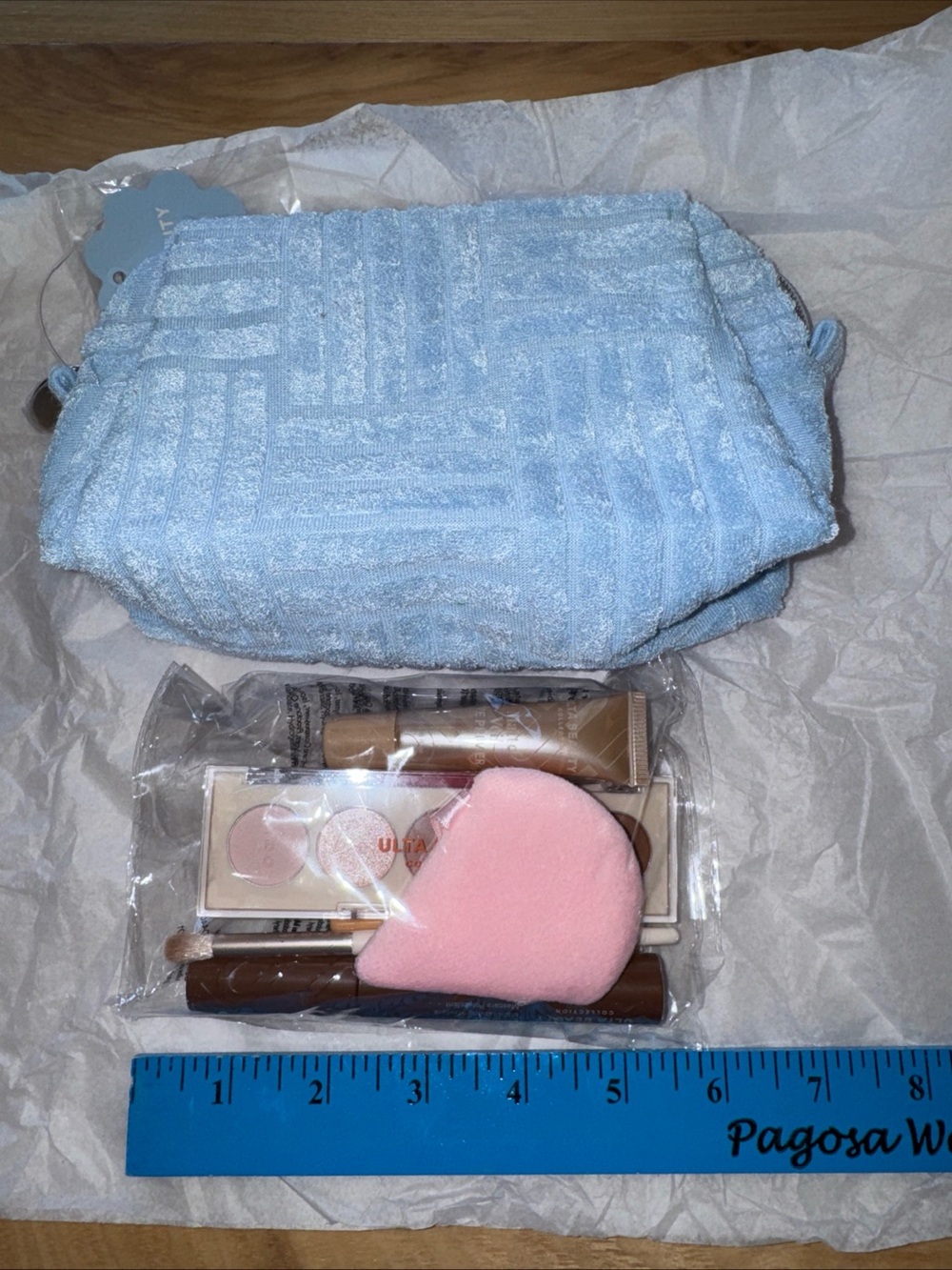 Ulta Beauty 2026 Collection Eyeshadow Makeup Set BLUE Cosmetic Bag New Gift